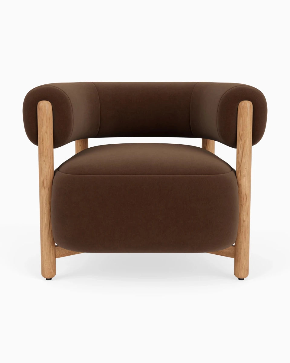 Cognac Velvet / White Oak