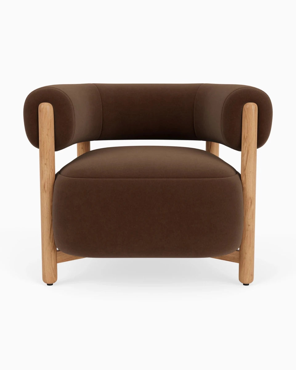 Cognac Velvet / White Oak