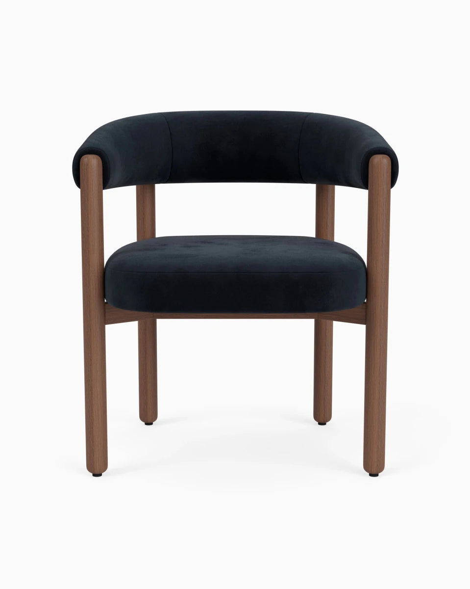 Ebony Velvet / Walnut