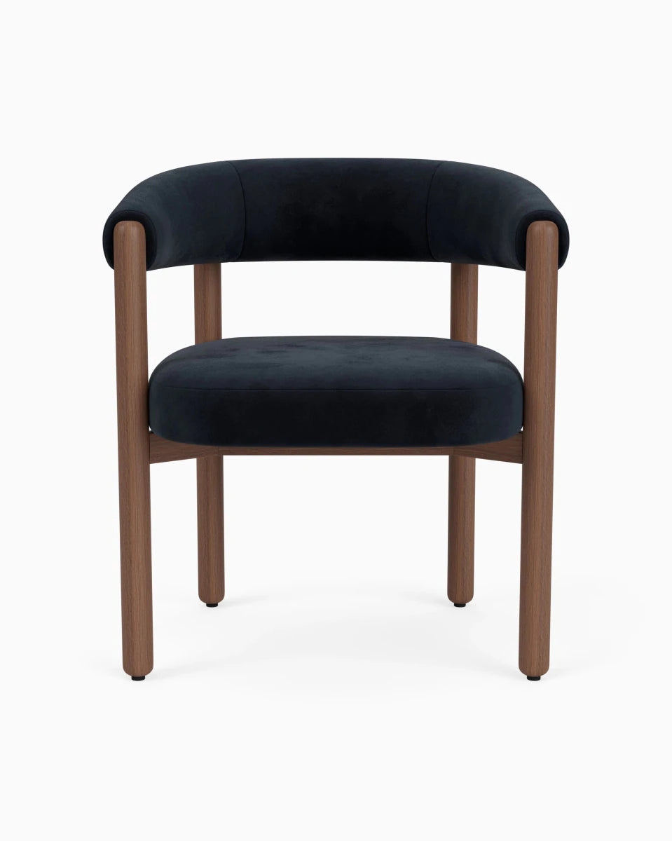 Ebony Velvet / Walnut