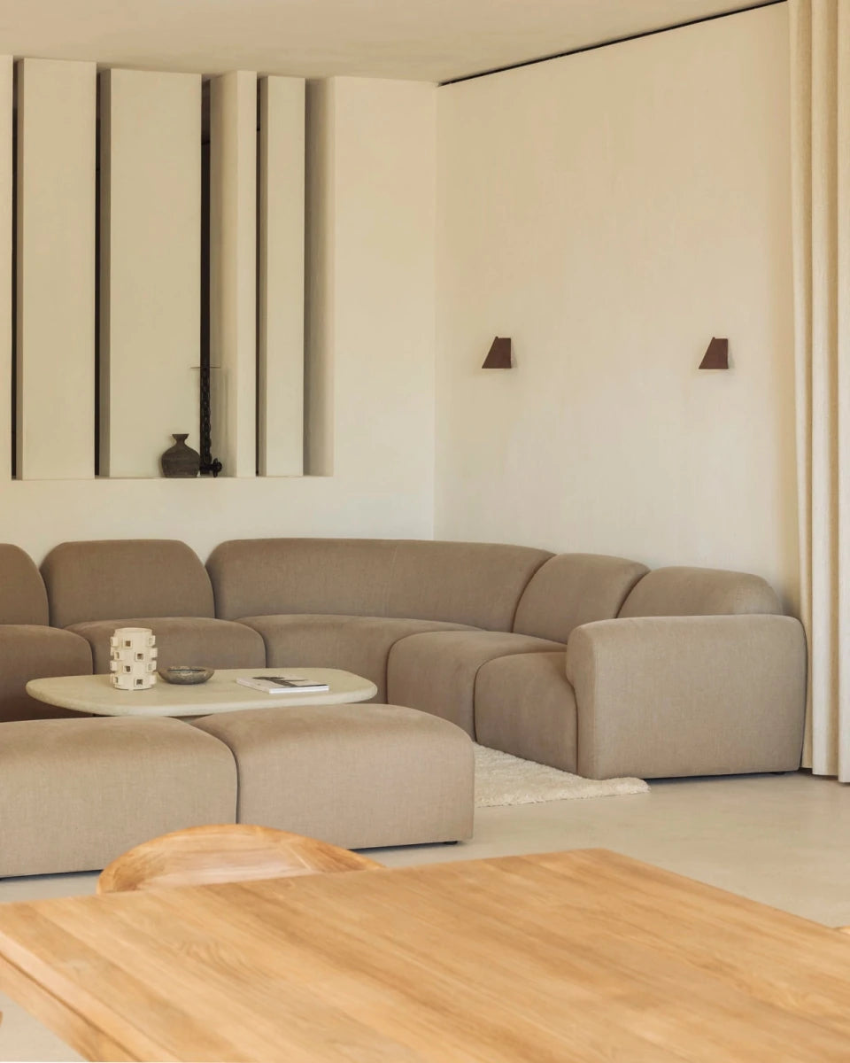 Light Sepia / End Seater with Left Arm