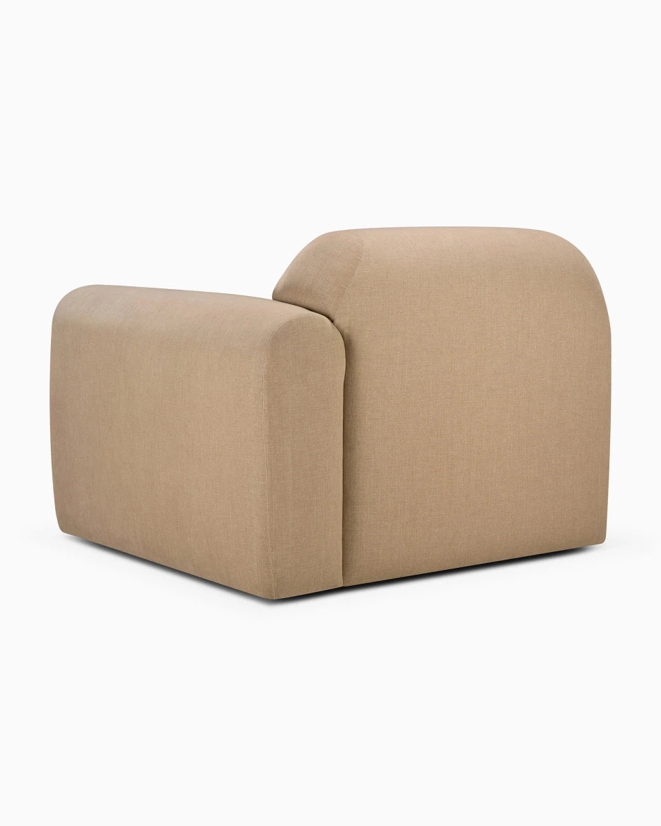 Light Sepia / End Seater with Left Arm