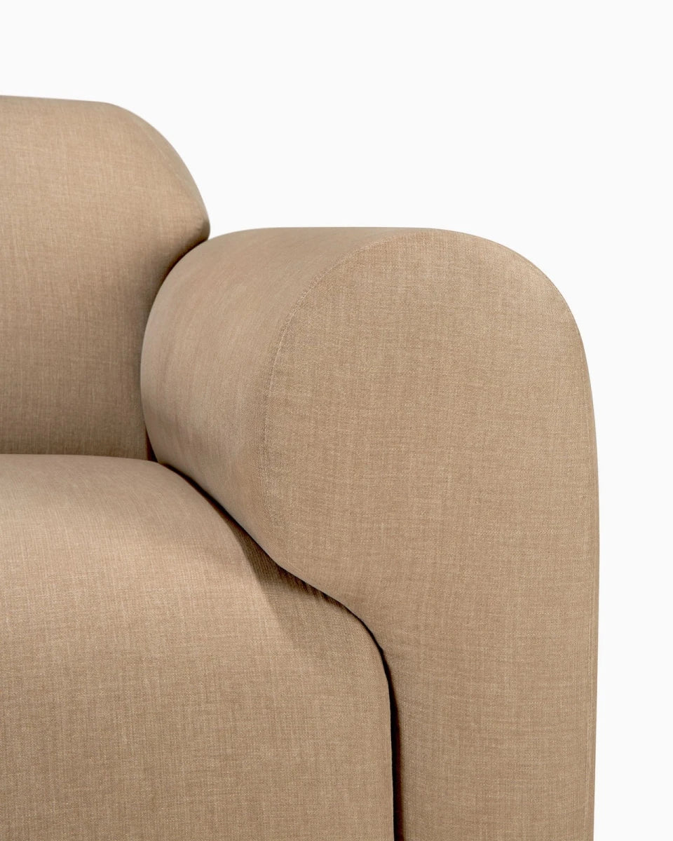 Light Sepia / End Seater with Left Arm