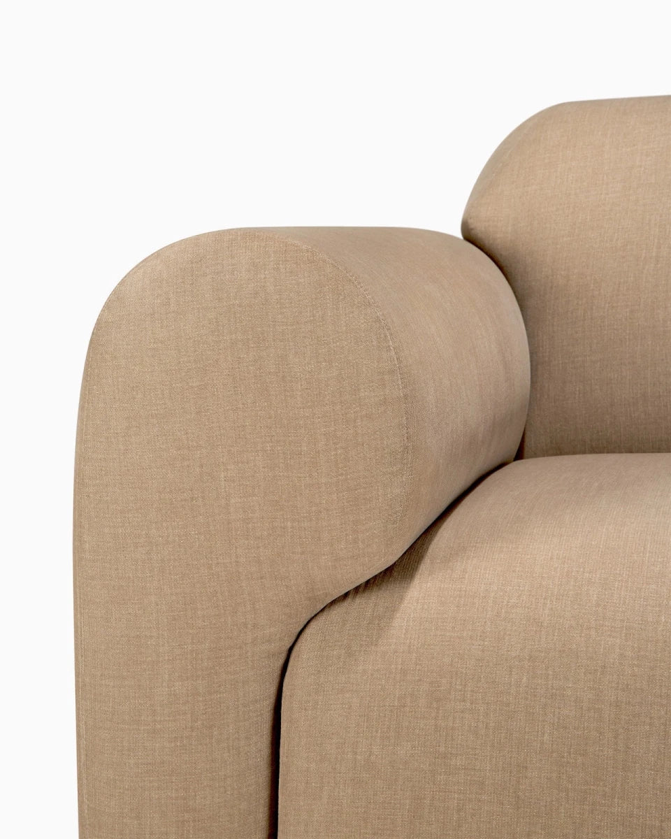 Light Sepia / End Seater with Right Arm