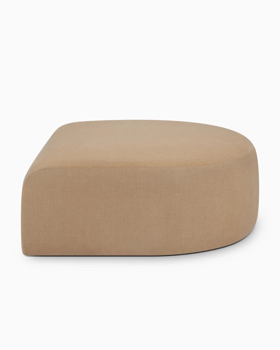 Light Sepia / Semi-Circle Footstool