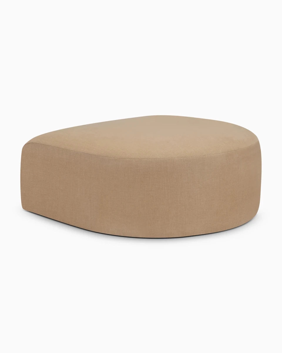 Light Sepia / Semi-Circle Footstool
