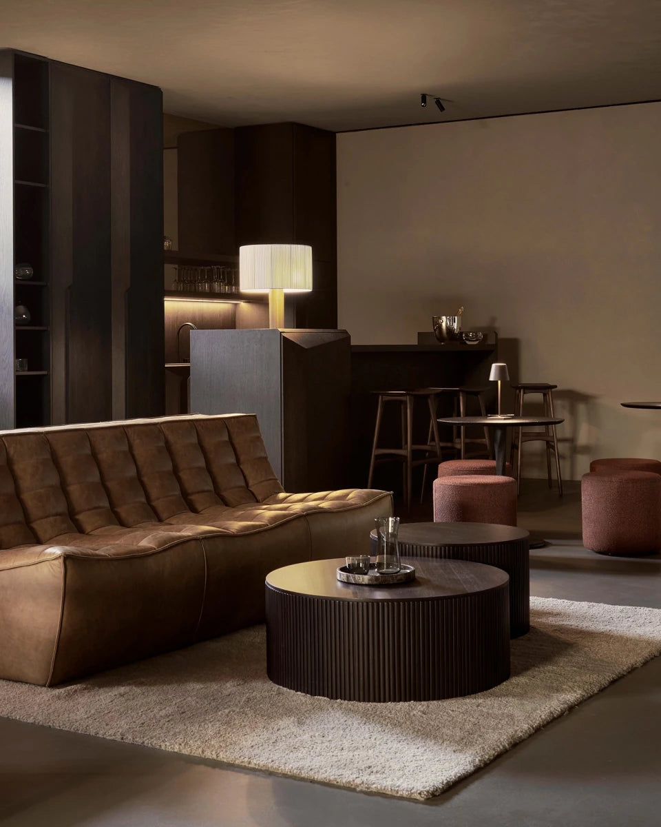 Chestnut Leather / Three Seater