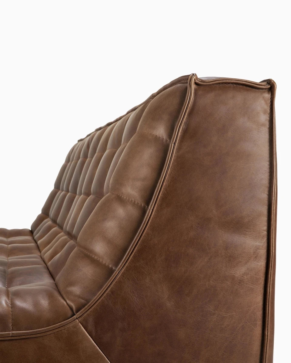 Chestnut Leather / Three Seater