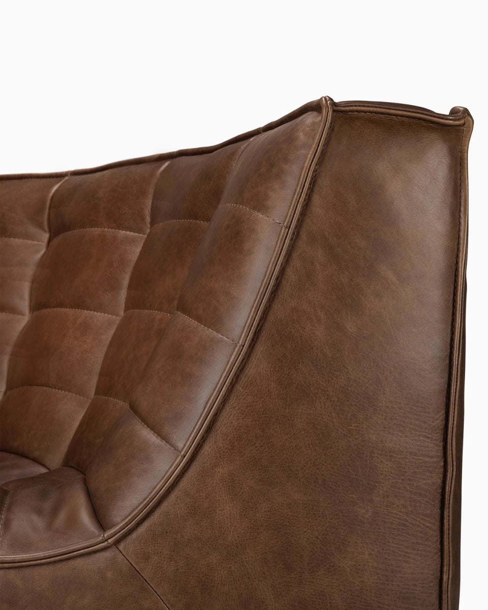 Chestnut Leather / Round Corner (47.5")