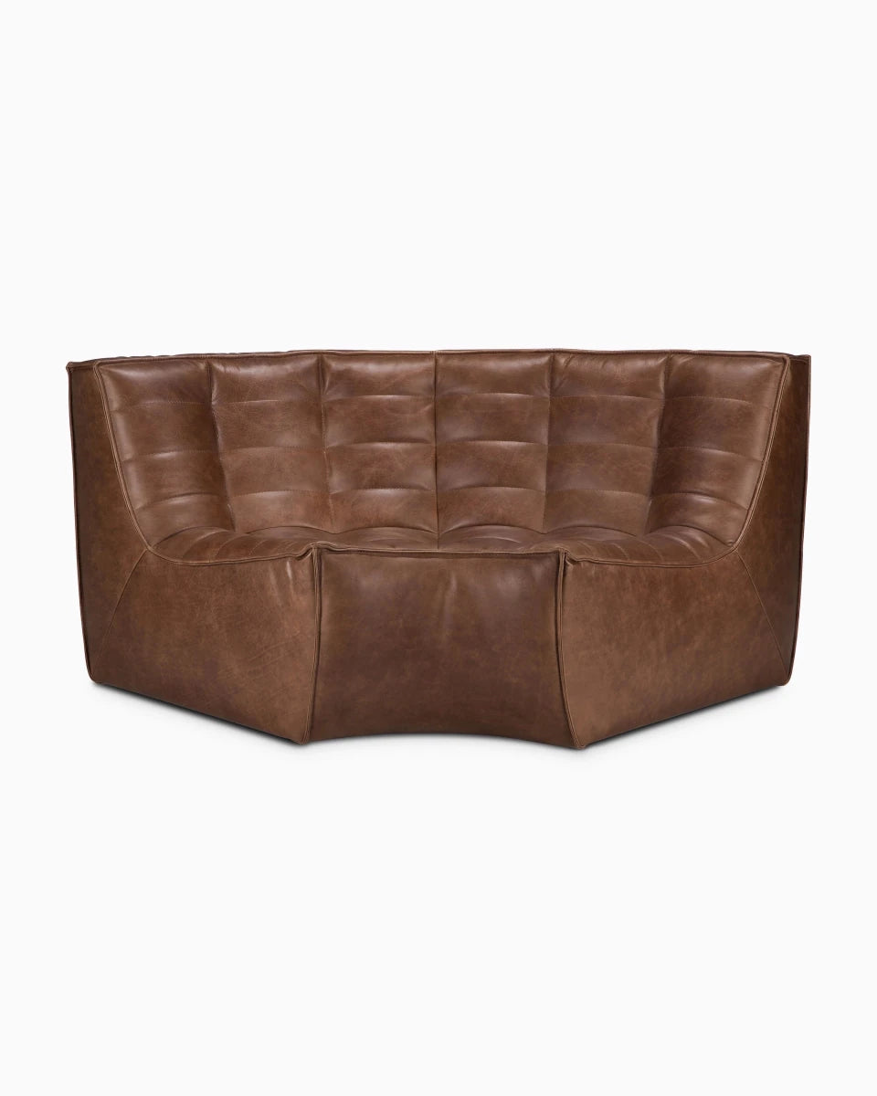 Chestnut Leather / Round Corner (47.5")