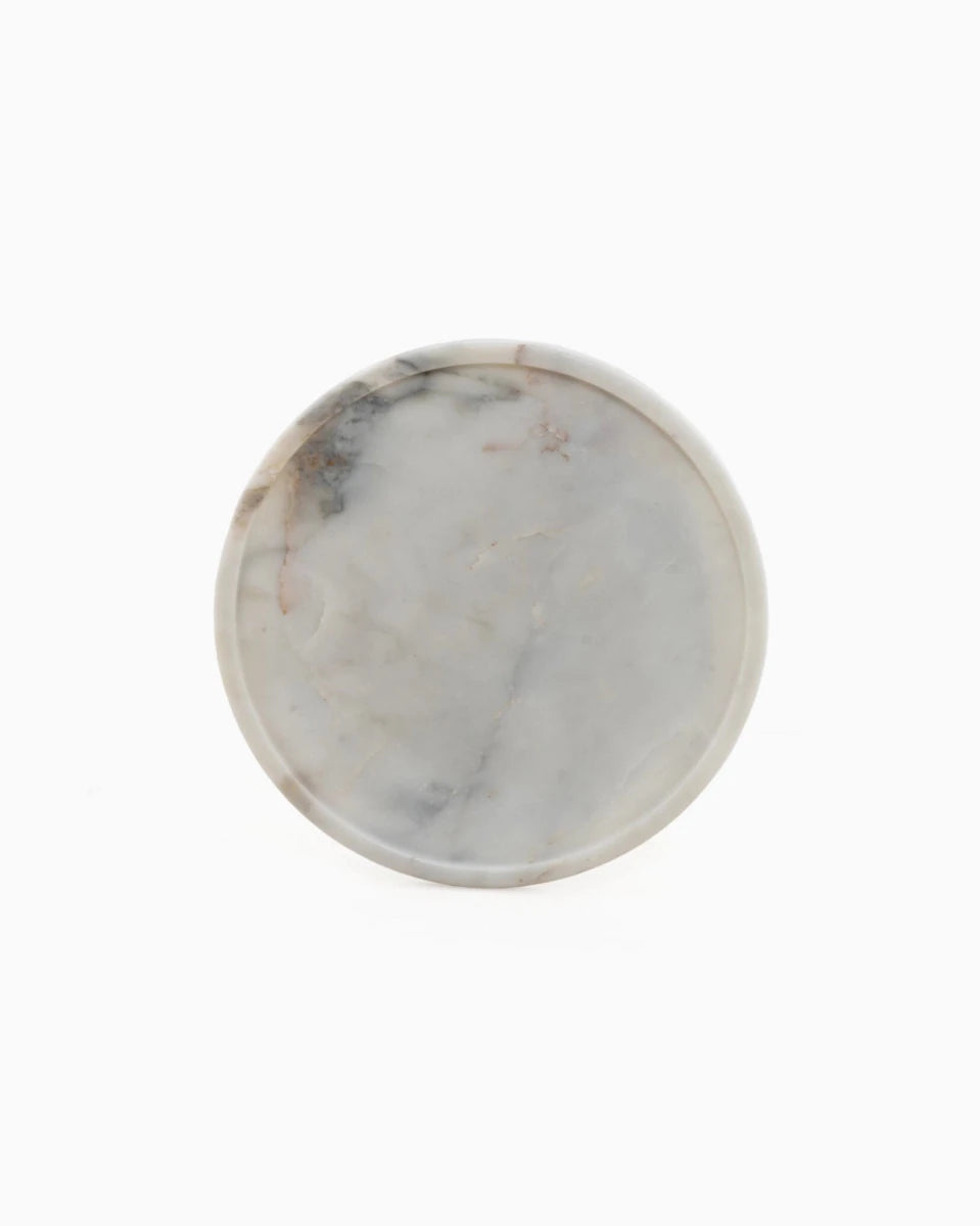 Polished White Marble