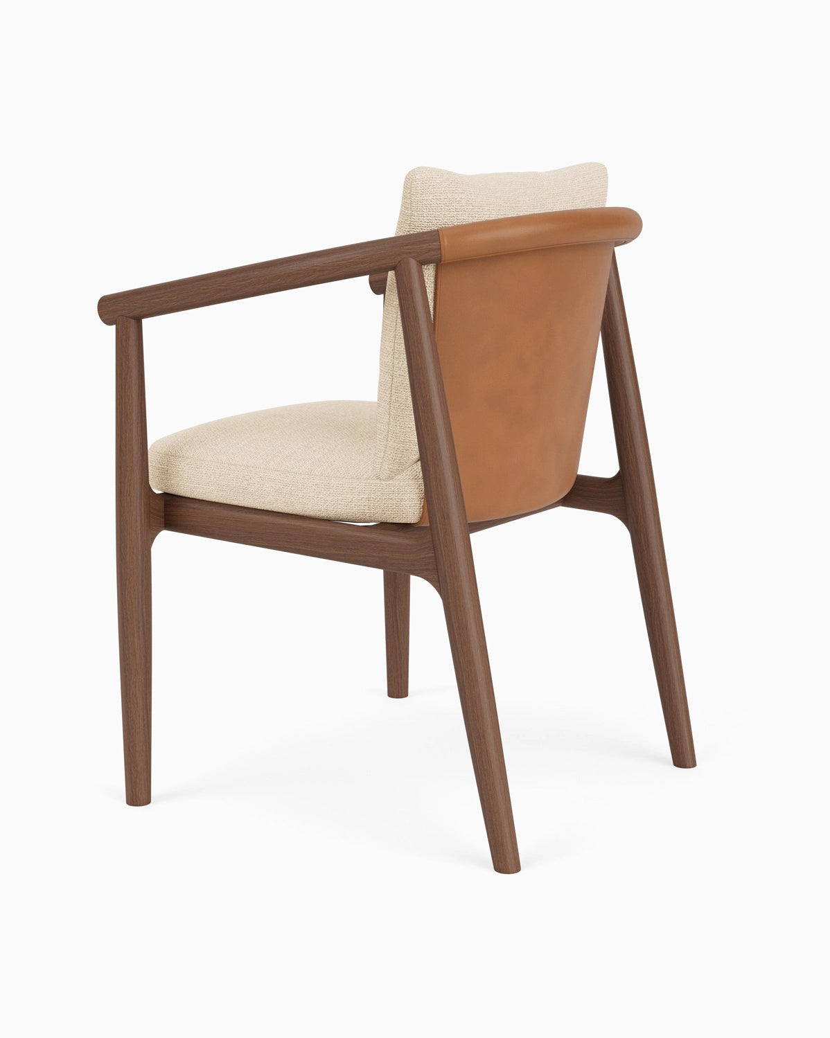 Oat Woven / Saddle Leather / Walnut