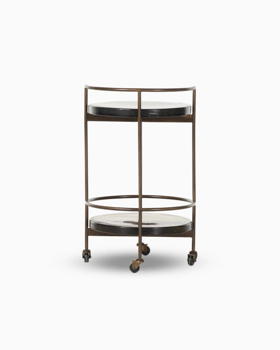 Smoked Brown Cast Glass