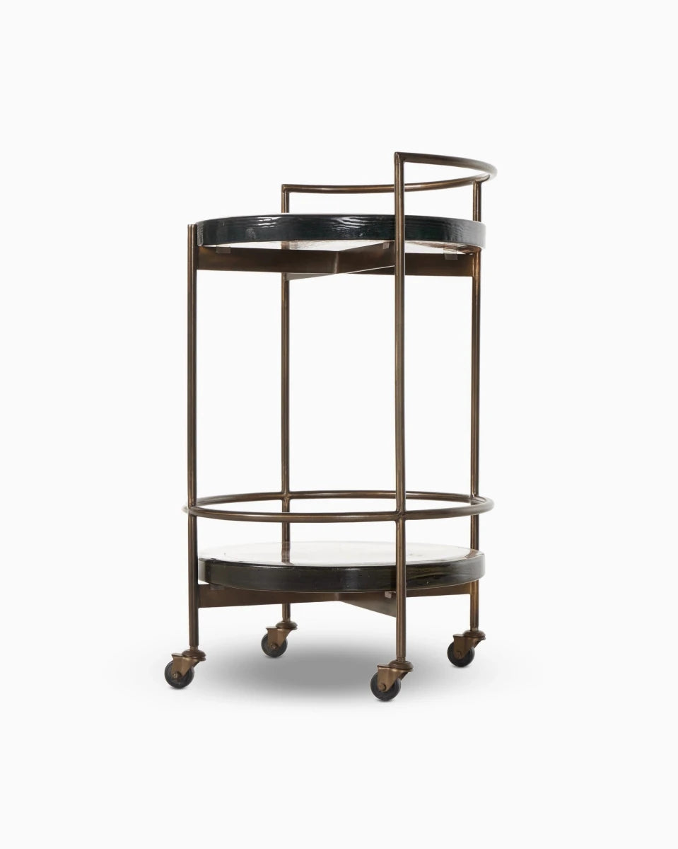 Smoked Brown Cast Glass