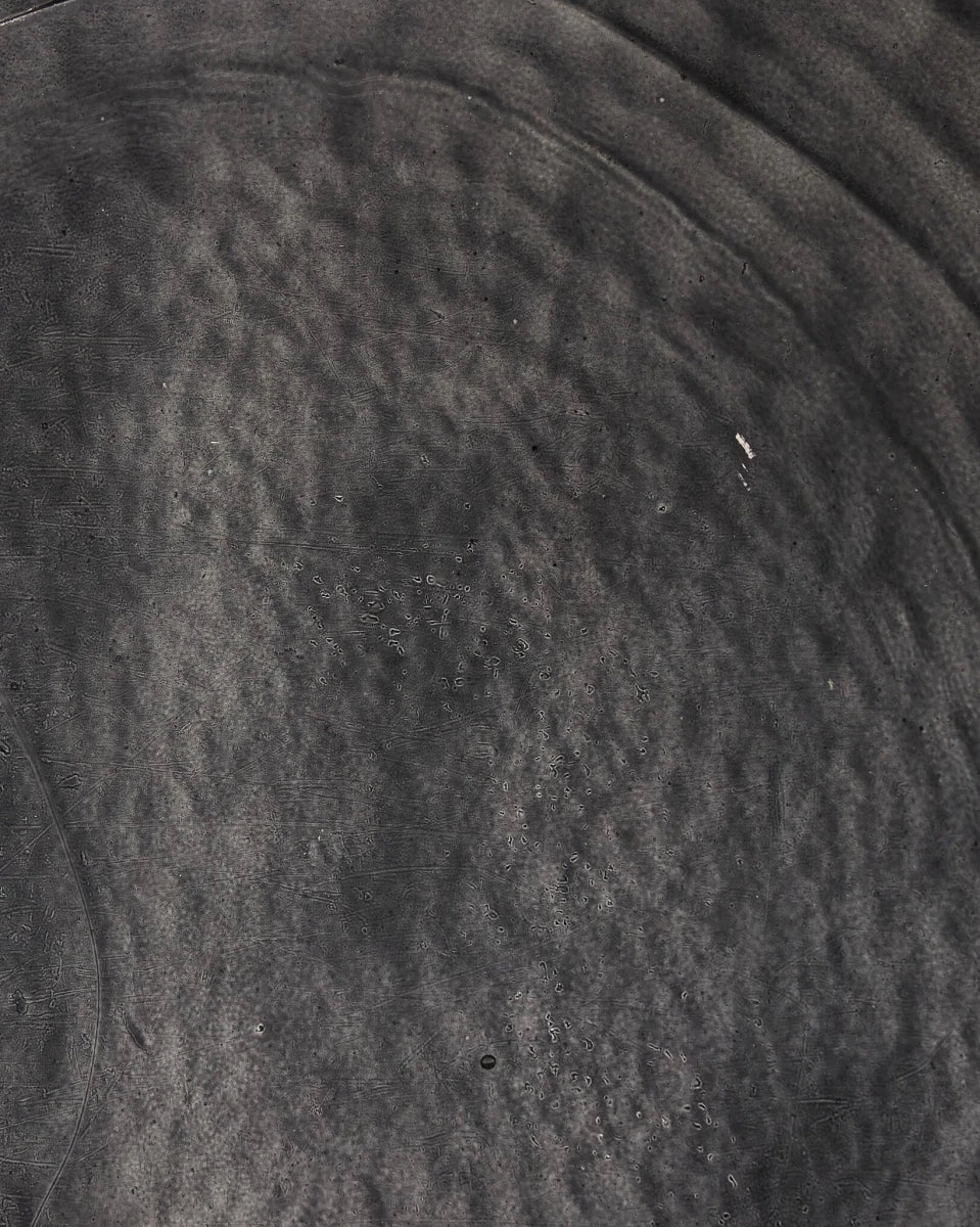 Smoked Black Cast Glass