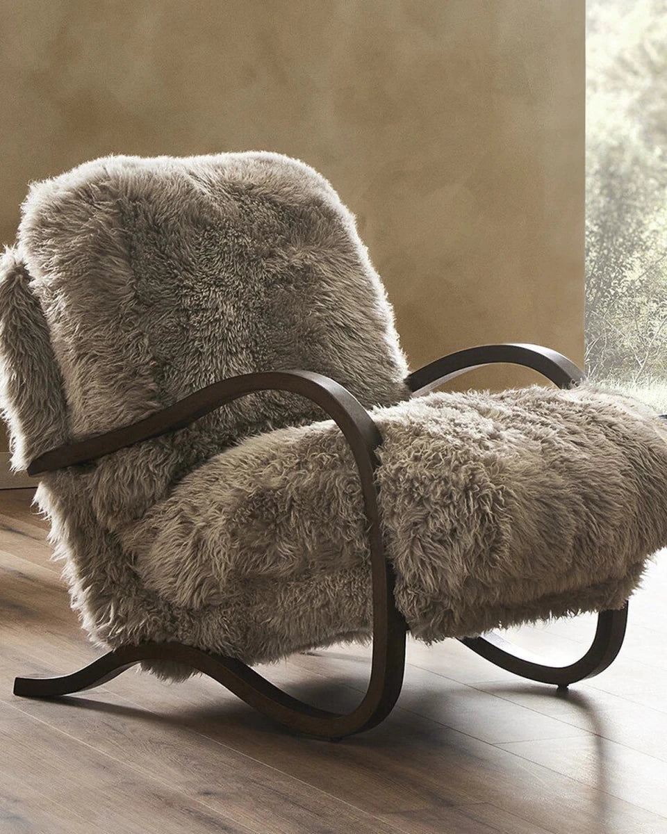 Taupe Mongolian Fur