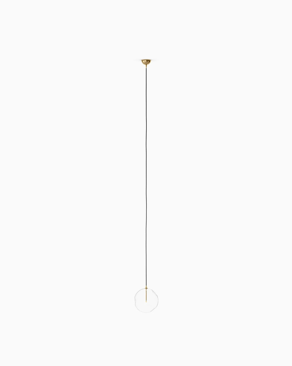 Burnished Brass / 11.75" x 11.75" / Organic Glass