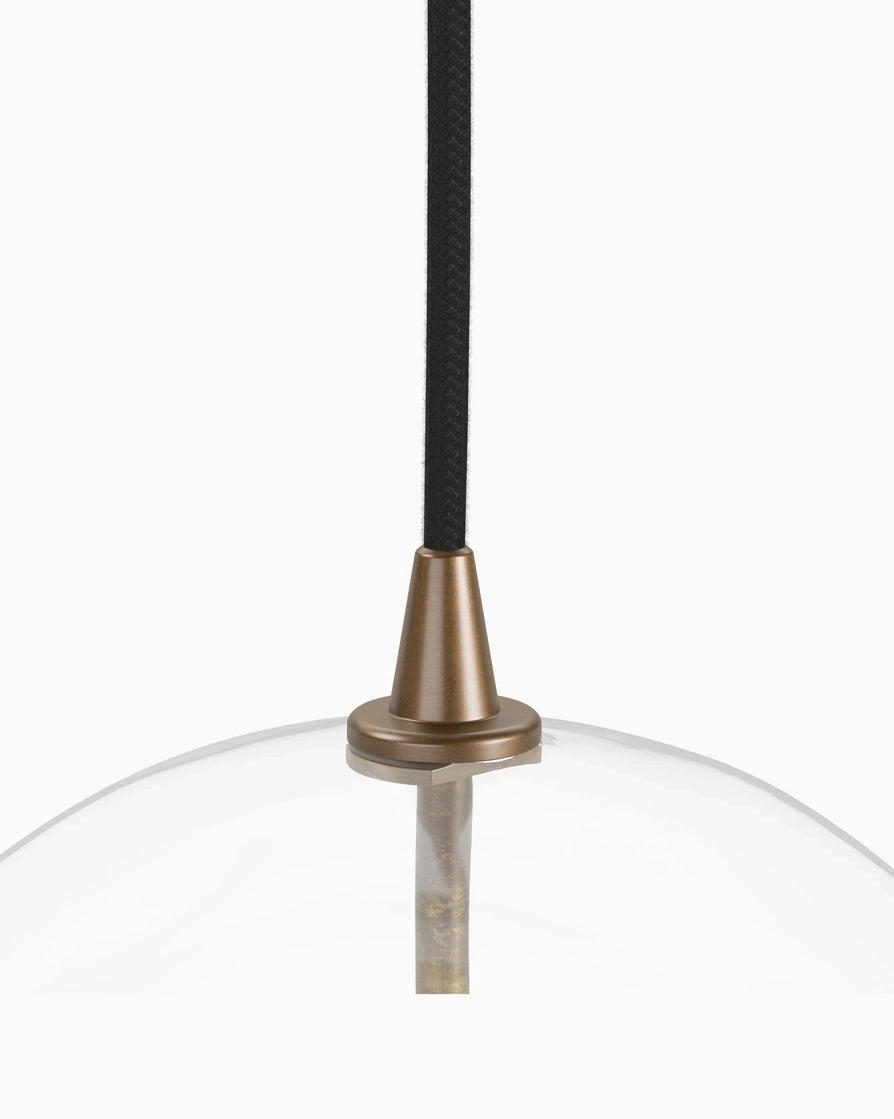 Heritage Bronze Brass / 11.75" x 11.75" / Organic Glass