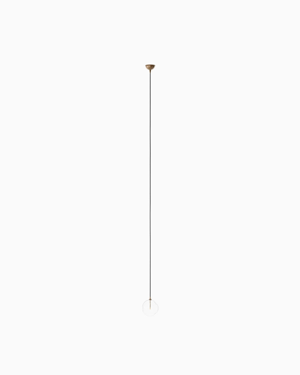 Heritage Bronze Brass / 7.75" x 7.75" / Organic Glass