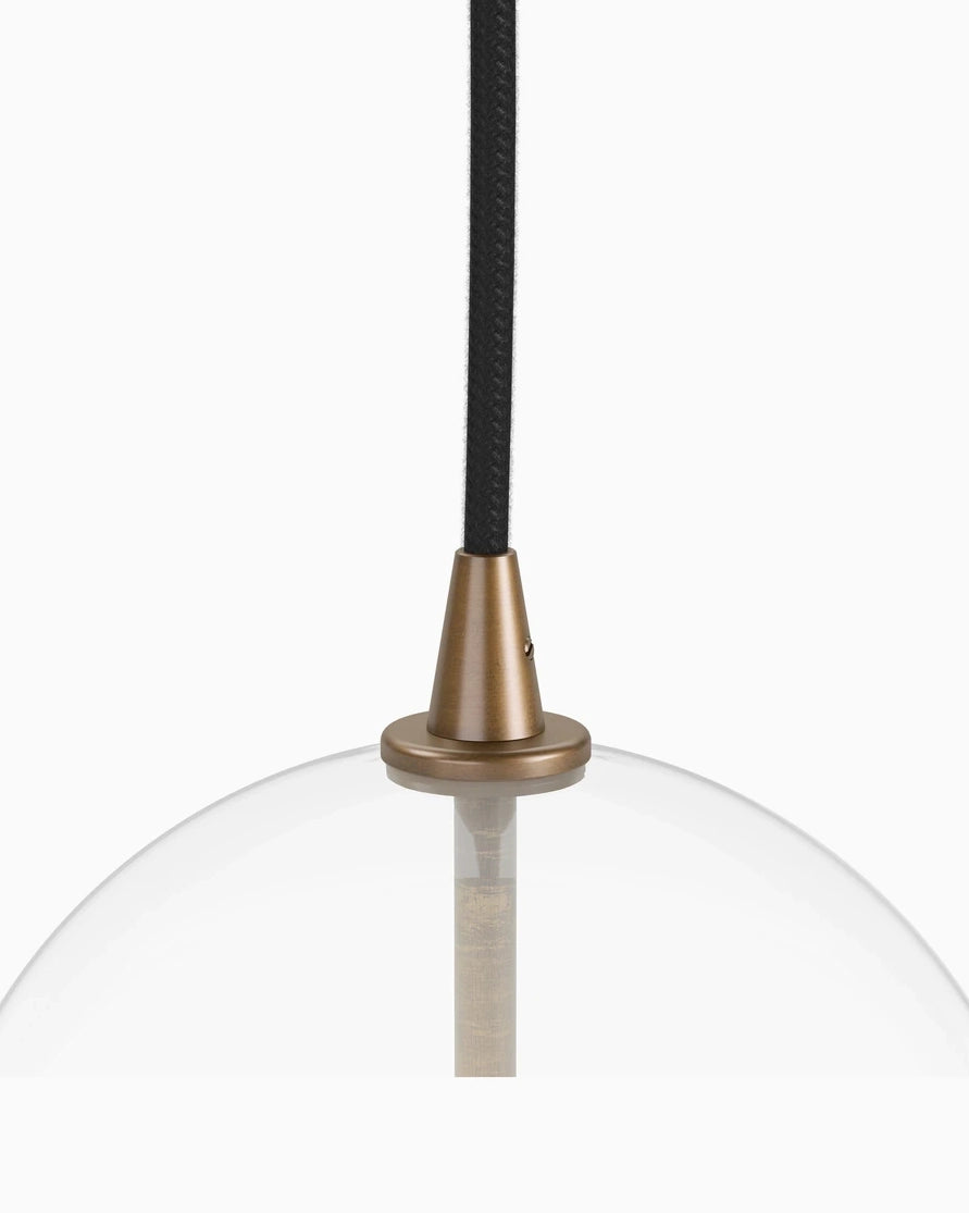 Heritage Bronze Brass / 7.75" x 7.75" / Clear Glass