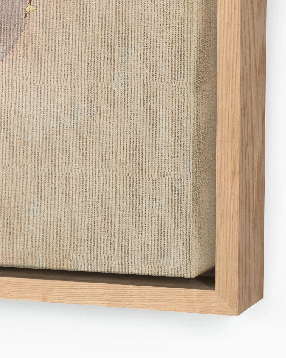 40" x 40" / White Oak