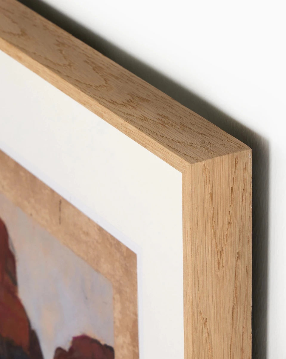 32" x 23.5" / Rooftop Vertical Grain White Oak