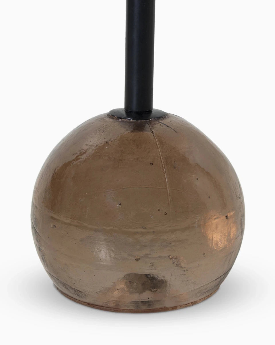 Smoked Brown Cast Glass