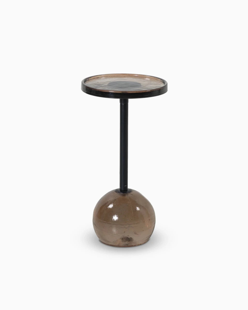 Smoked Brown Cast Glass