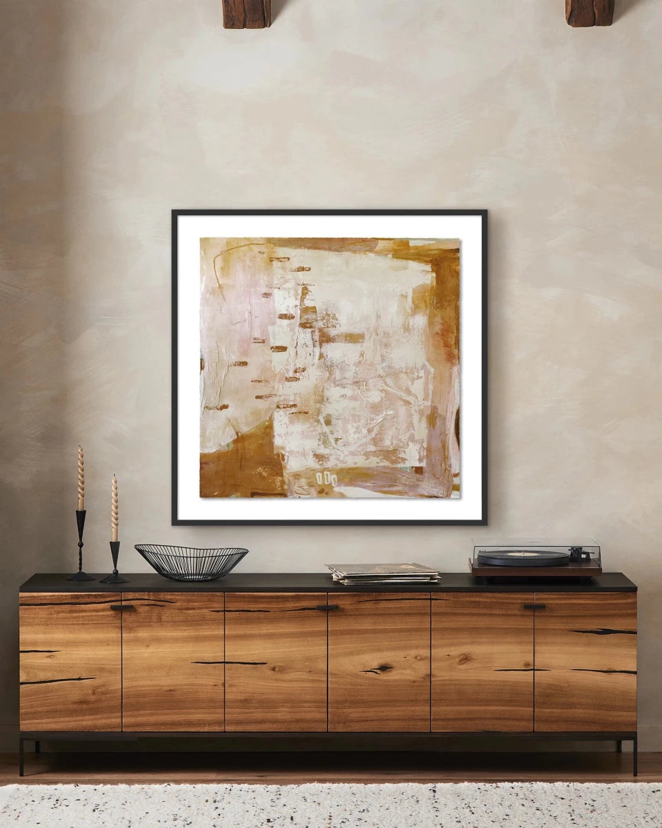 32" x 32" / Black Maple