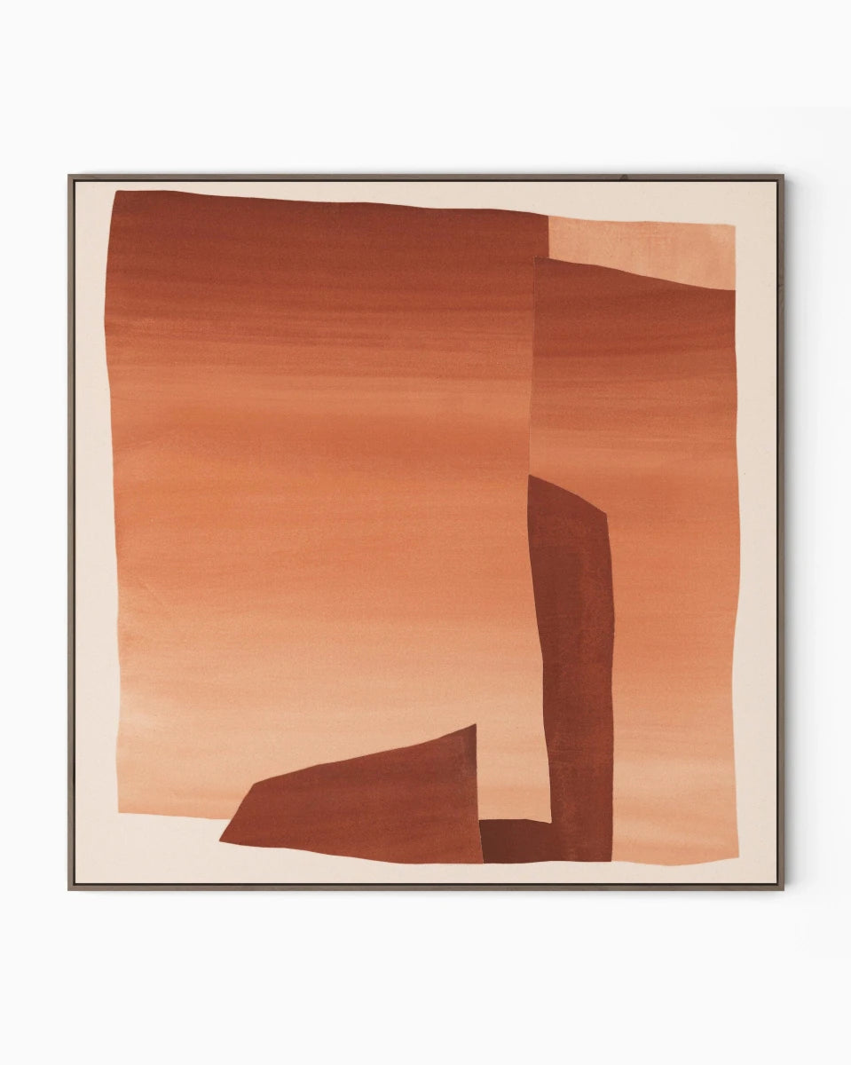 48" x 48" / Rustic Walnut