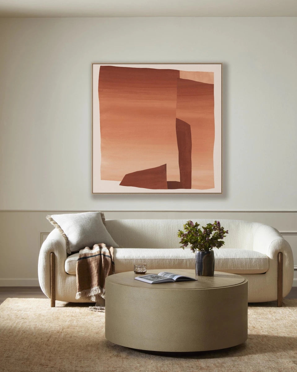 40" x 40" / White Oak