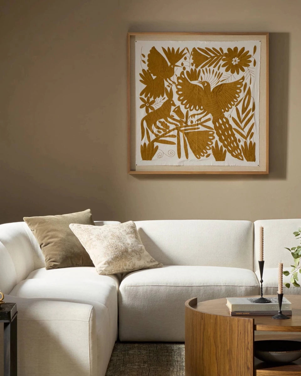 40" x 40" / Walnut