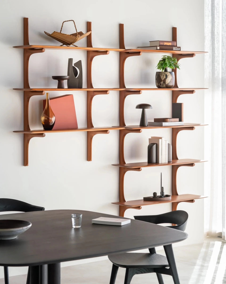 Mahogany / 2 Shelves