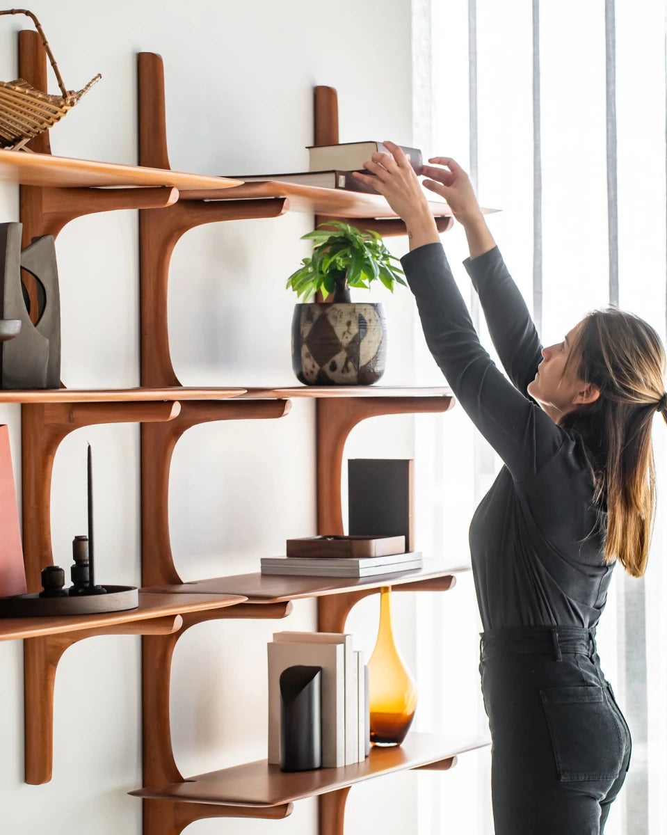 Mahogany / 5 Shelves