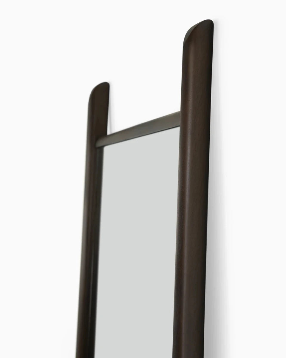 Dark Brown Mahogany / 75" Height