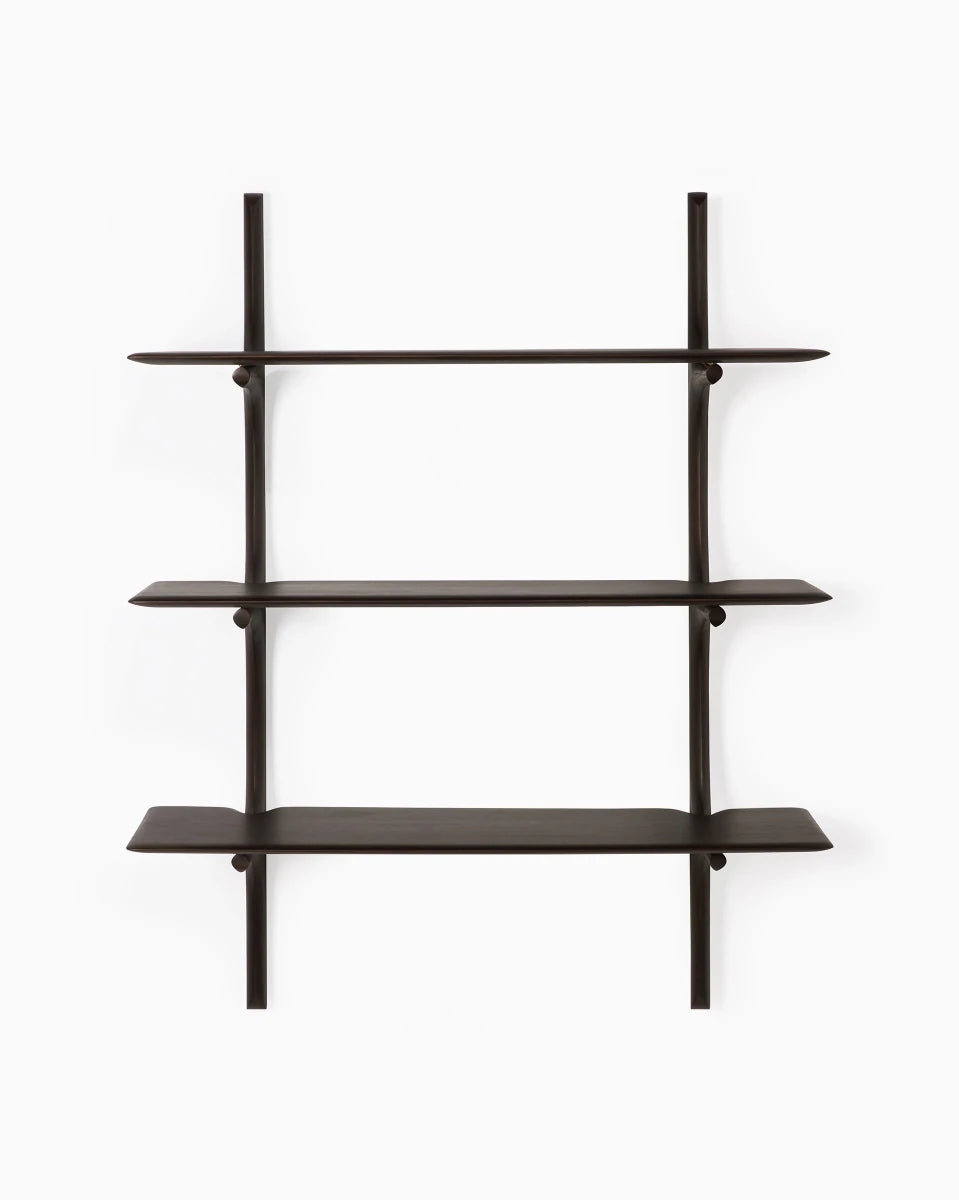 Dark Brown Mahogany / 3 Shelves