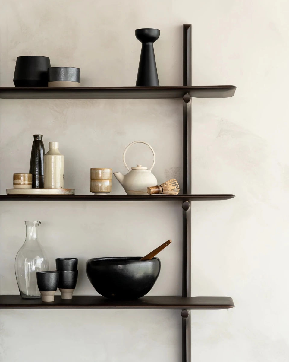 Dark Brown Mahogany / 3 Shelves