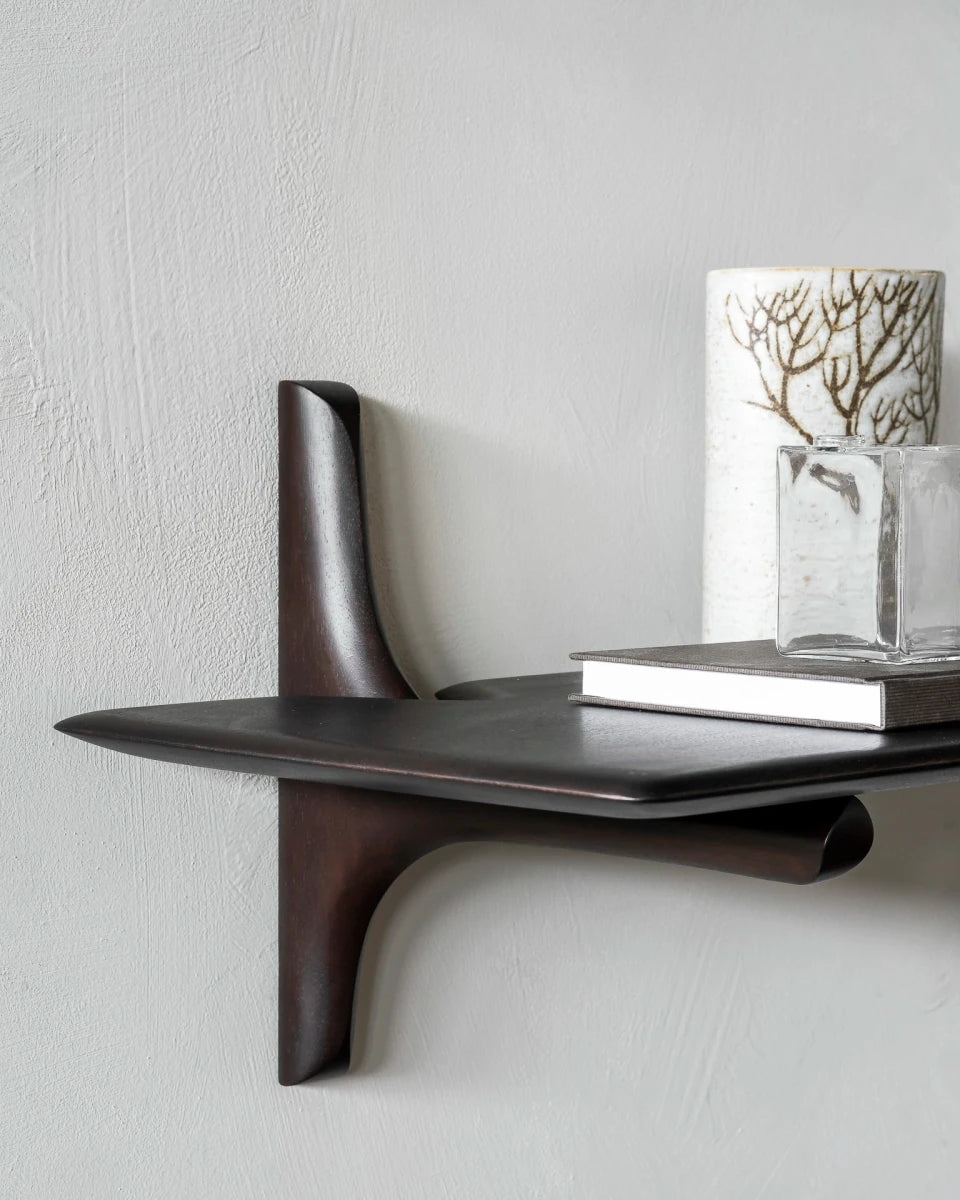 Dark Brown Mahogany / 1 Shelf (39.5")