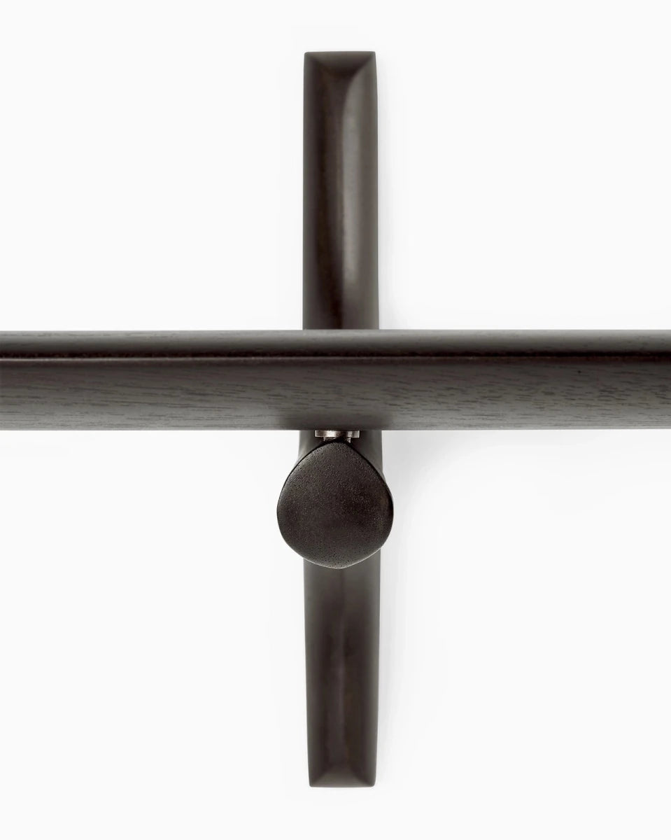 Dark Brown Mahogany / 1 Shelf (39.5")