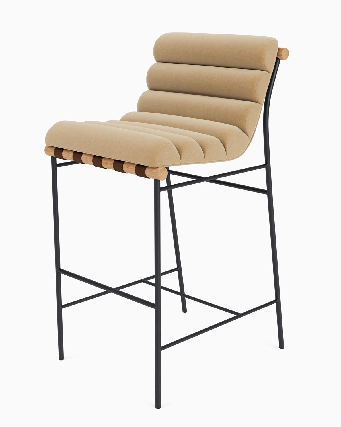 Caramel Velvet / White Oak / Bar (30" Height)