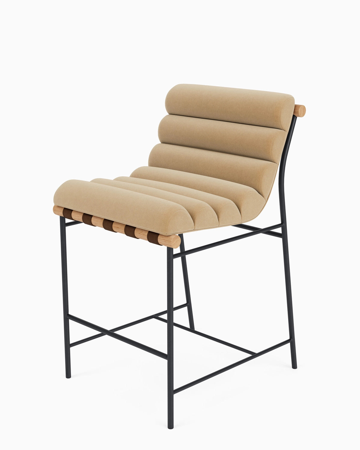 Caramel Velvet / White Oak / Counter (24" Height)