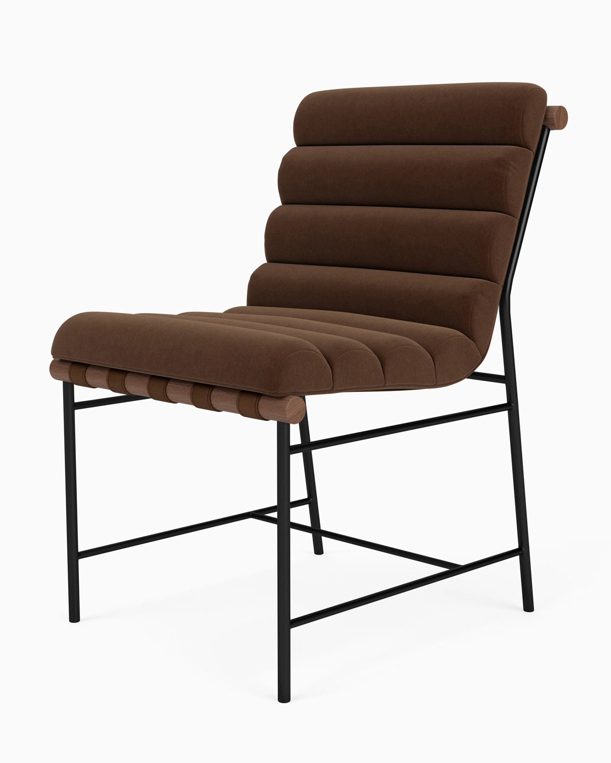 Cognac Velvet / Walnut