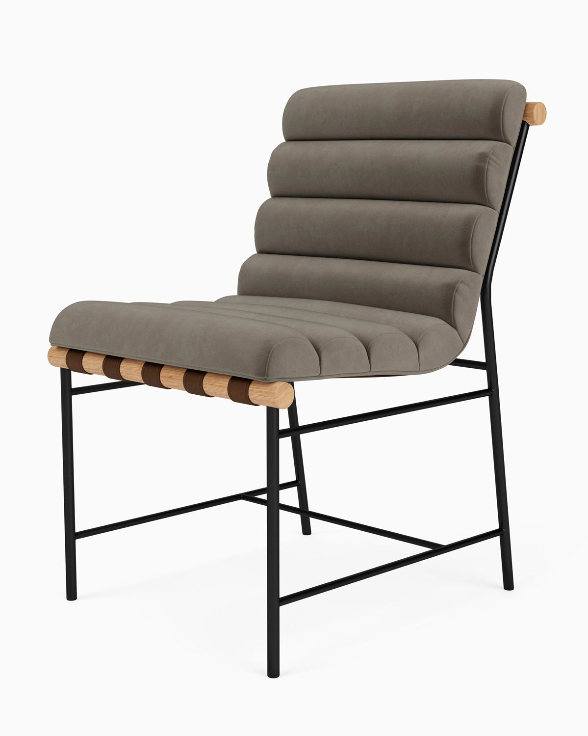 Mushroom Velvet / White Oak