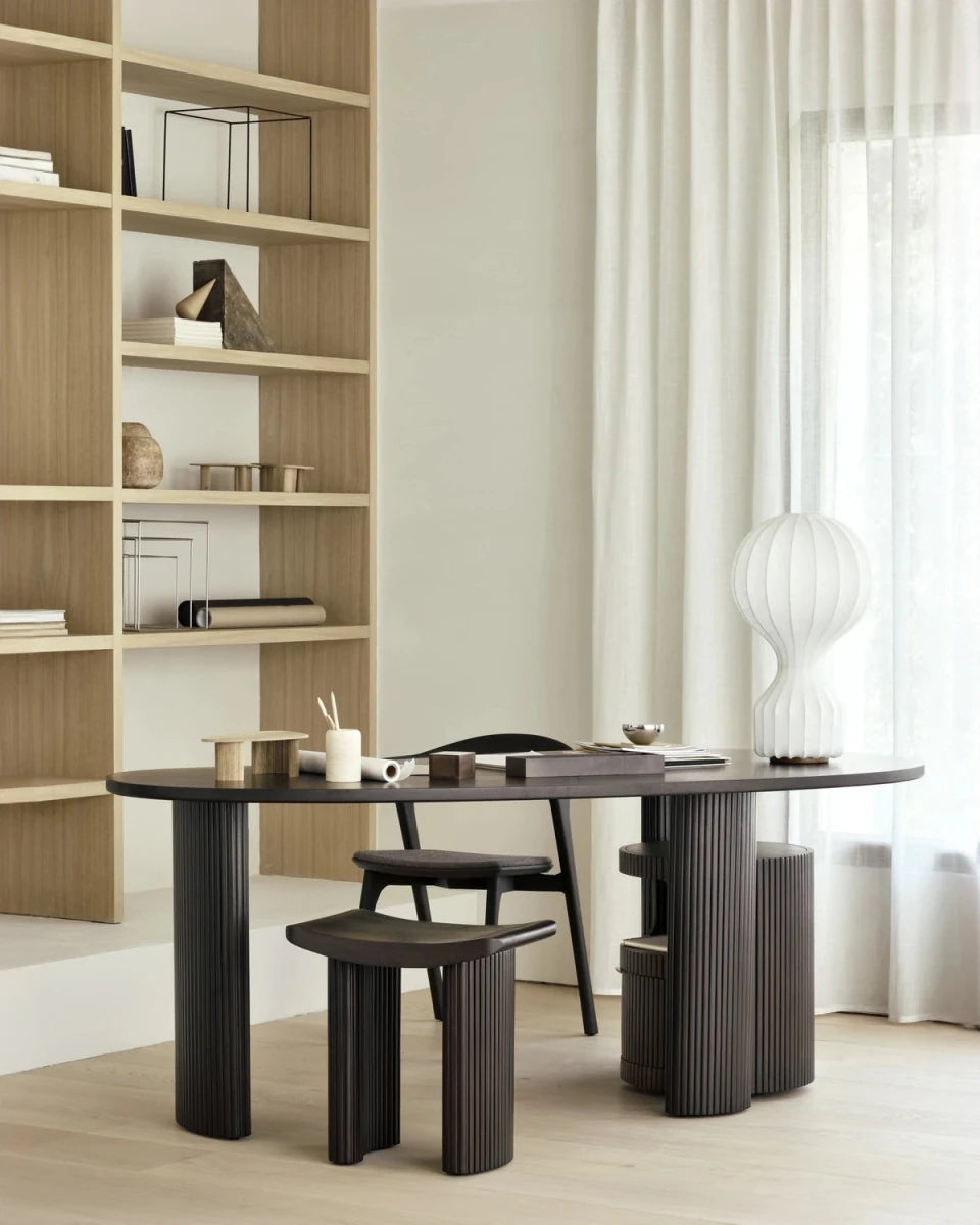 Mahogany Dark Brown / Large (78.5")