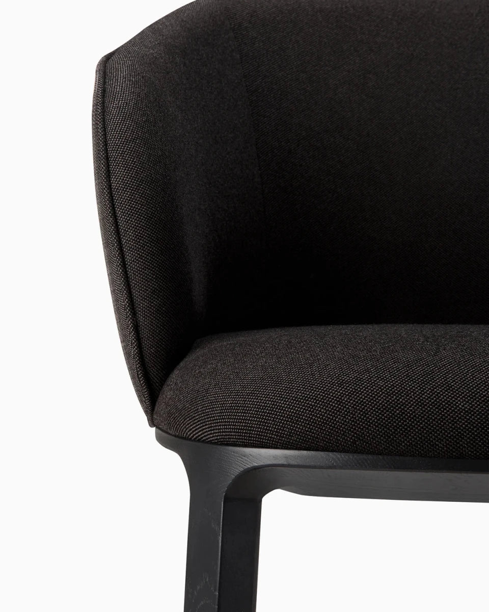 Charcoal Seat / Black Oak Legs