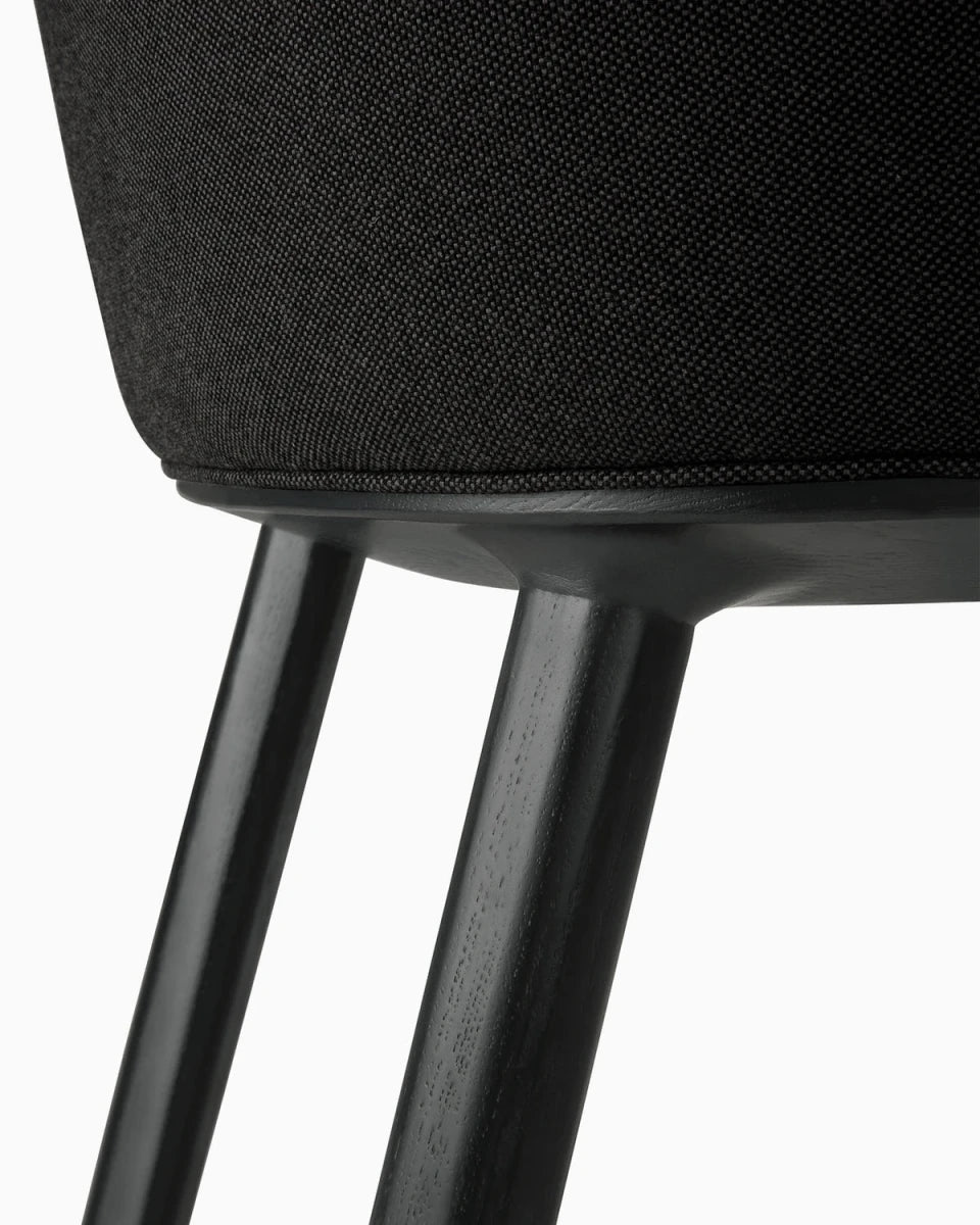 Charcoal Seat / Black Oak Legs