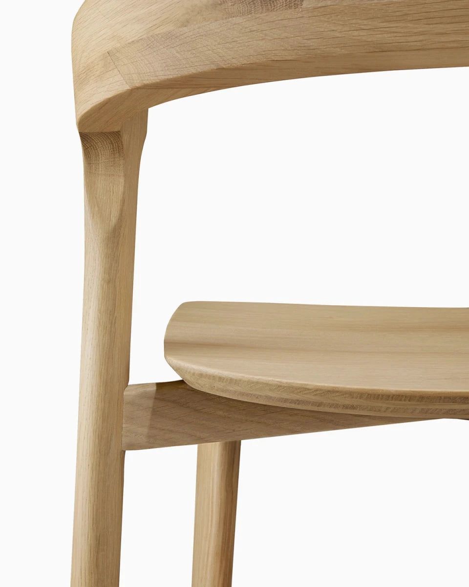 Natural Oak / No Cushion / Bar (30.5" Height)