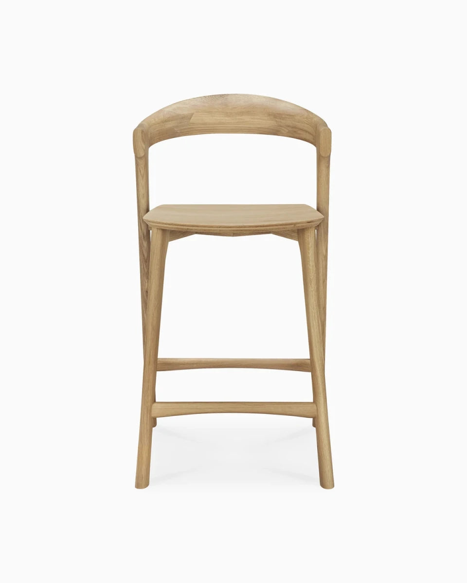 Natural Oak / No Cushion / Counter (26.5" Height)