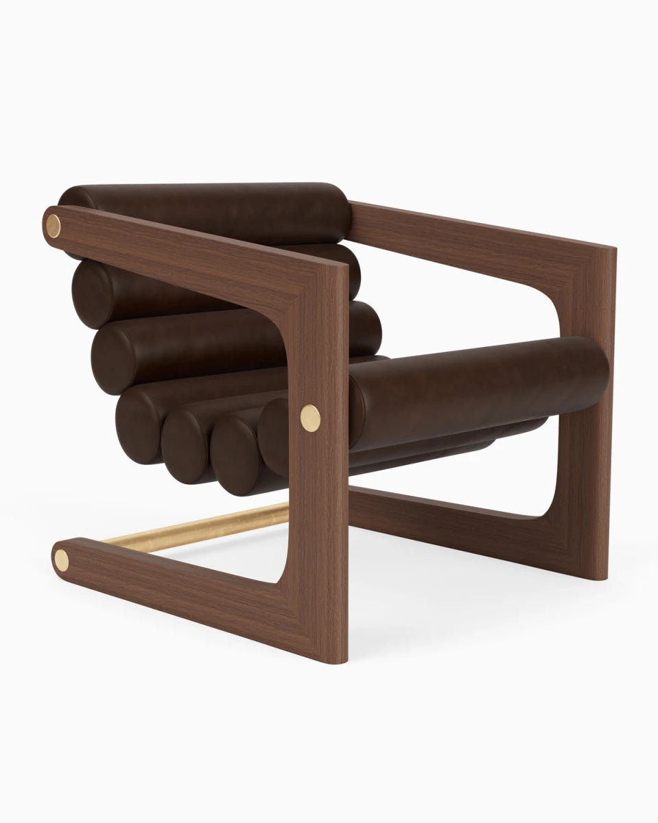 Maple Leather / Walnut Frame