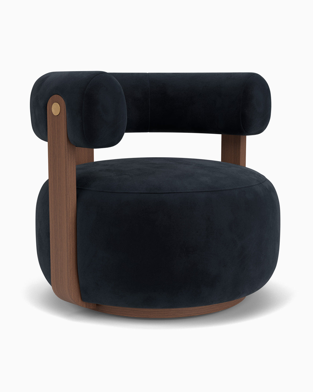 Ebony Velvet / Walnut Frame